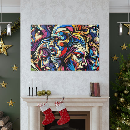 Silent Faces - Canvas