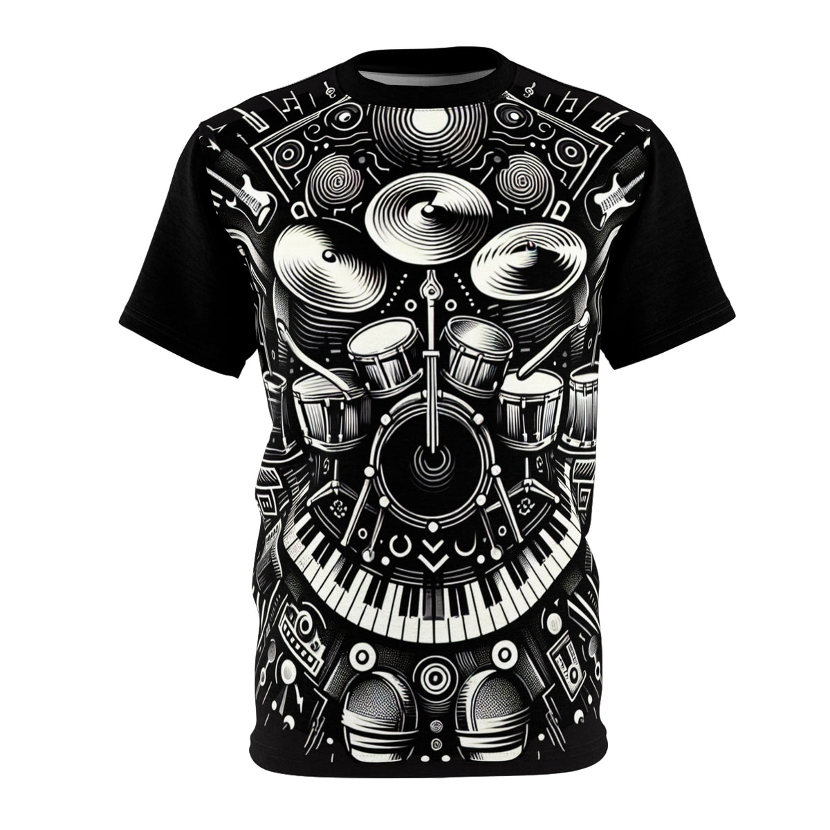 "Riffs of Rebellion Rock Band Tee" - Tee